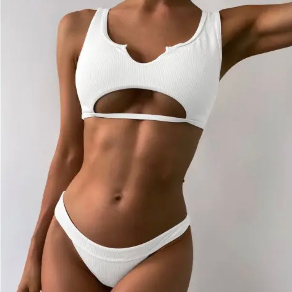 Zaful White Bikini Set
